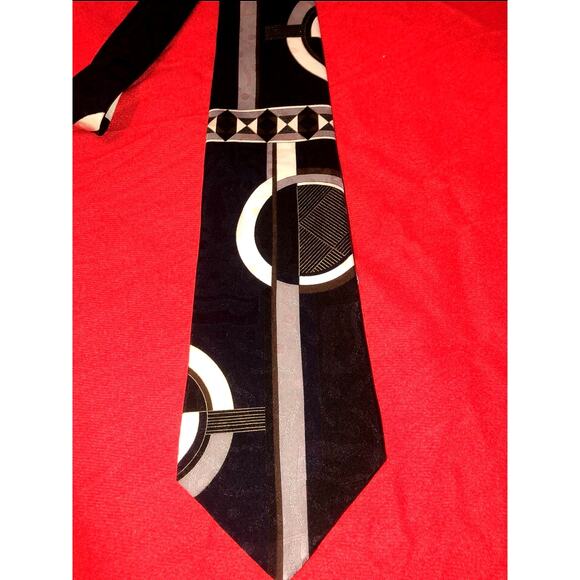 SEXY Retro Gianfranco Ruffini Art Deco Abstract Men's Tie - Picture 1 of 5
